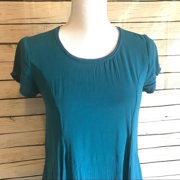 Silence + Noise Raw Hem Riley Trapeze Dress - Picture 7 of 8